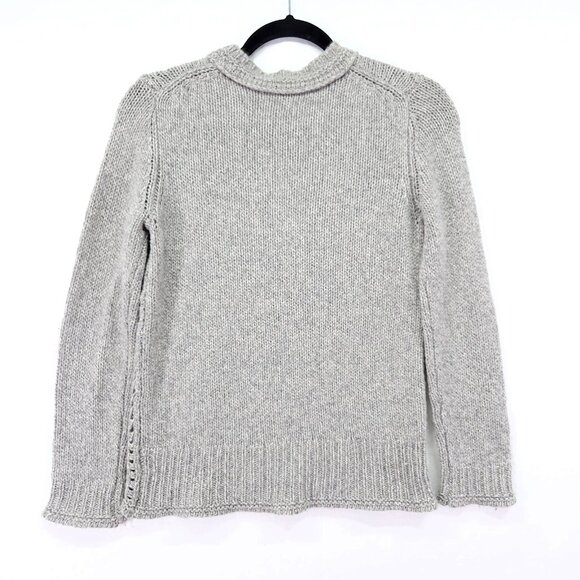 Inhabit 100% Cashmere Sweater Size Small Women’s Gray Knit Pullover - Picture 2 of 10
